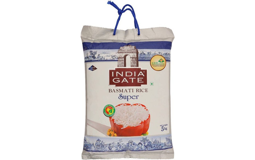 India Gate Basmati Rice Super    Pack  5 kilogram